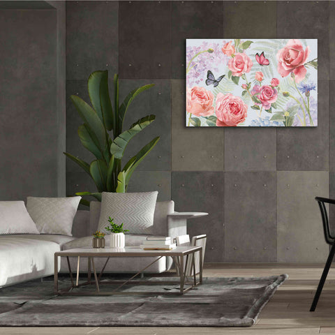 Image of 'Boho Bouquet I Blue' by James Wiens, Canvas Wall Art,60 x 40