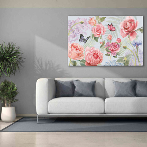 Image of 'Boho Bouquet I Blue' by James Wiens, Canvas Wall Art,60 x 40