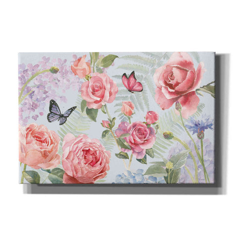 Image of 'Boho Bouquet I Blue' by James Wiens, Canvas Wall Art,18x12x1.1x0,26x18x1.1x0,40x26x1.74x0,60x40x1.74x0