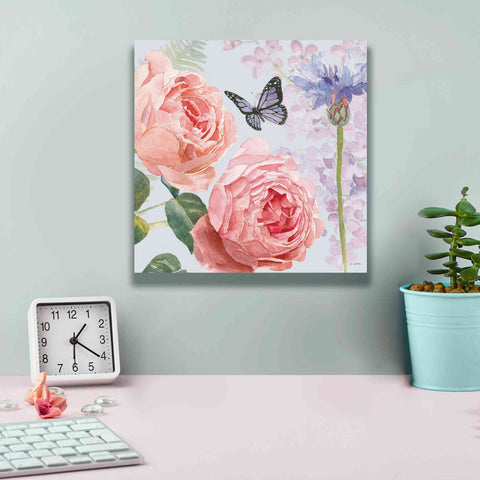 Image of 'Boho Bouquet II Blue' by James Wiens, Canvas Wall Art,12 x 12