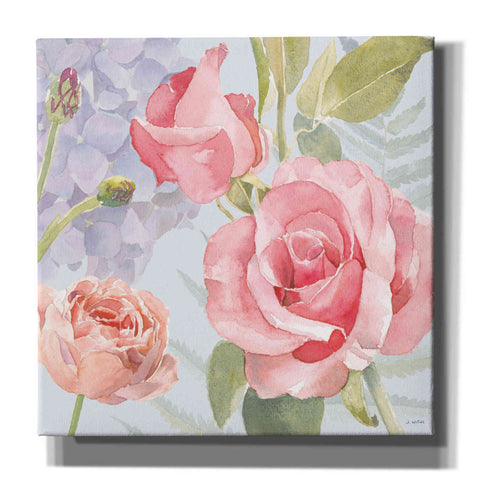 Image of 'Boho Bouquet III Blue' by James Wiens, Canvas Wall Art,12x12x1.1x0,18x18x1.1x0,26x26x1.74x0,37x37x1.74x0