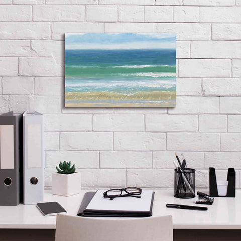 Image of 'Shoreline' by James Wiens, Canvas Wall Art,18 x 12