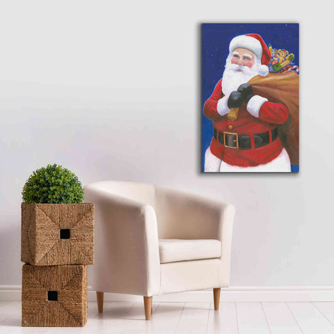 Image of 'James Santa' by James Wiens, Canvas Wall Art,26 x 40