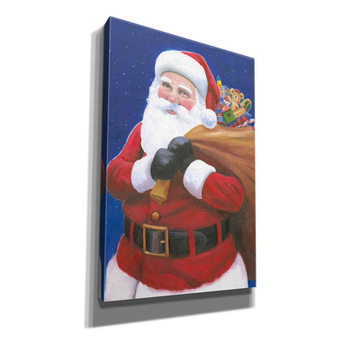 Image of 'James Santa' by James Wiens, Canvas Wall Art,12x18x1.1x0,18x26x1.1x0,26x40x1.74x0,40x60x1.74x0