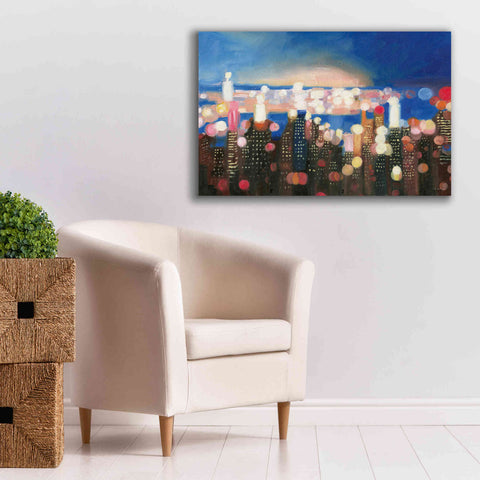 Image of 'City Lights' by James Wiens, Canvas Wall Art,40 x 26