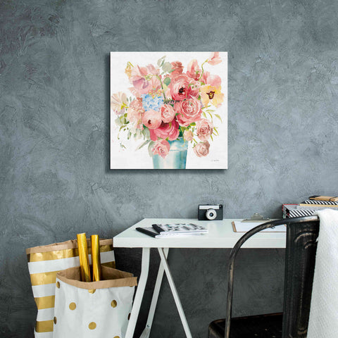 Image of 'Boho Bouquet VII' by James Wiens, Canvas Wall Art,18 x 18