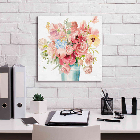 Image of 'Boho Bouquet VII' by James Wiens, Canvas Wall Art,18 x 18