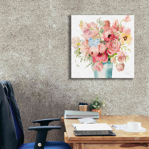 Image of 'Boho Bouquet VII' by James Wiens, Canvas Wall Art,26 x 26