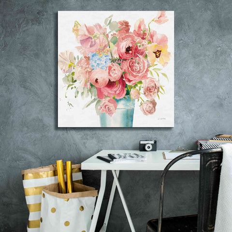 Image of 'Boho Bouquet VII' by James Wiens, Canvas Wall Art,26 x 26
