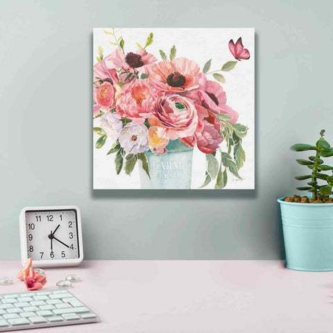 Image of 'Boho Bouquet XIII' by James Wiens, Canvas Wall Art,12 x 12