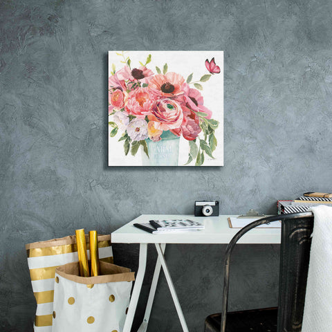 Image of 'Boho Bouquet XIII' by James Wiens, Canvas Wall Art,18 x 18