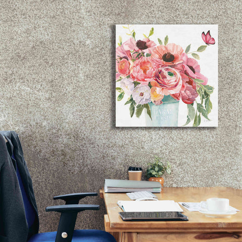 Image of 'Boho Bouquet XIII' by James Wiens, Canvas Wall Art,26 x 26