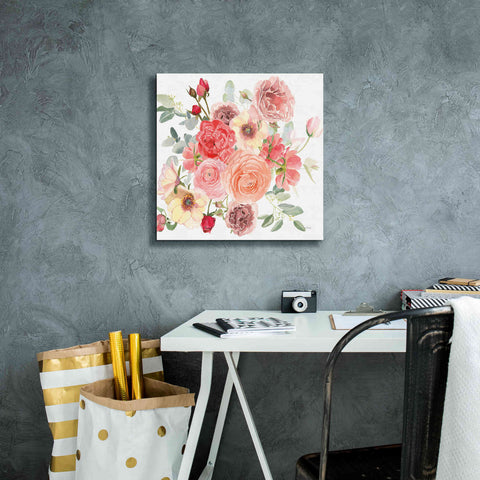Image of 'Boho Bouquet XIV' by James Wiens, Canvas Wall Art,18 x 18