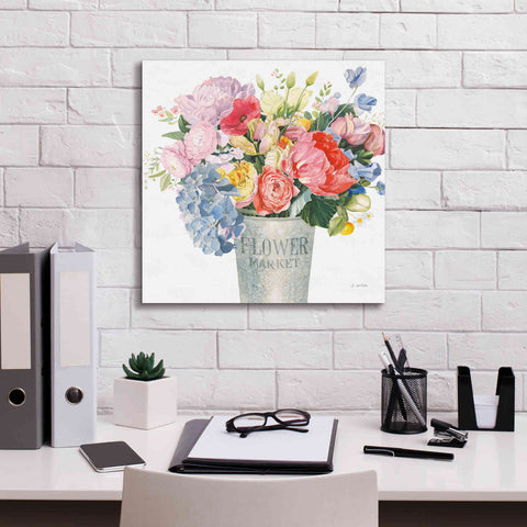 Image of 'Boho Bouquet XVII' by James Wiens, Canvas Wall Art,18 x 18