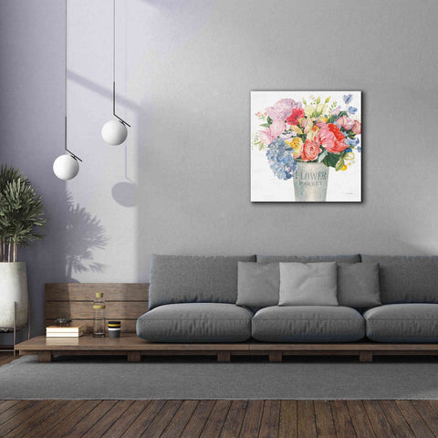 Image of 'Boho Bouquet XVII' by James Wiens, Canvas Wall Art,37 x 37