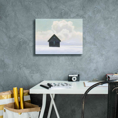 Image of 'Lonely Winter Landscape I' by James Wiens, Canvas Wall Art,16 x 12