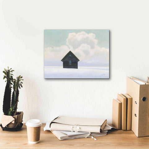 Image of 'Lonely Winter Landscape I' by James Wiens, Canvas Wall Art,16 x 12