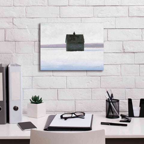 Image of 'Lonely Winter Landscape II' by James Wiens, Canvas Wall Art,16 x 12