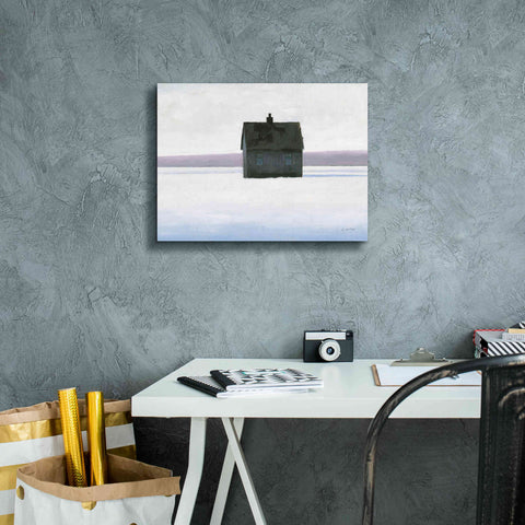 Image of 'Lonely Winter Landscape II' by James Wiens, Canvas Wall Art,16 x 12