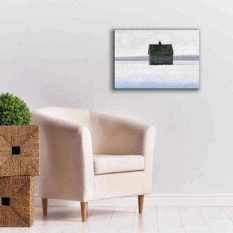Image of 'Lonely Winter Landscape II' by James Wiens, Canvas Wall Art,26 x 18