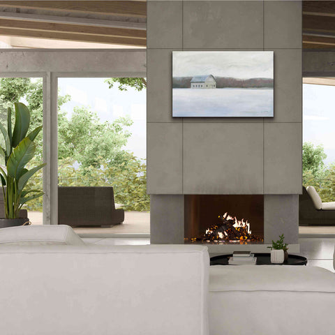 Image of 'Winter Barn' by James Wiens, Canvas Wall Art,40 x 26