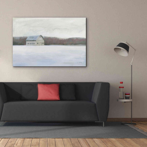 Image of 'Winter Barn' by James Wiens, Canvas Wall Art,60 x 40