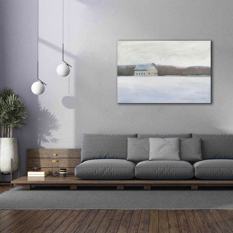 Image of 'Winter Barn' by James Wiens, Canvas Wall Art,60 x 40