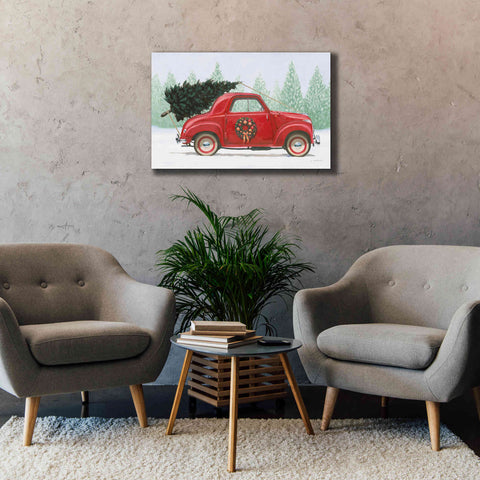 Image of 'Christmas Farm I' by James Wiens, Canvas Wall Art,40 x 26