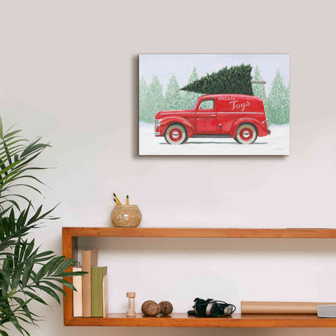 Image of 'Christmas Farm II' by James Wiens, Canvas Wall Art,18 x 12