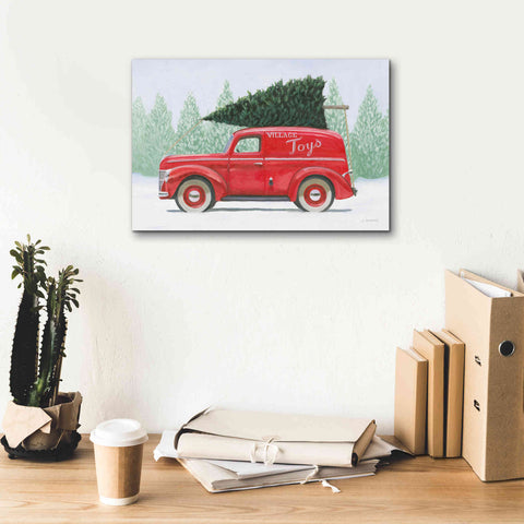 Image of 'Christmas Farm II' by James Wiens, Canvas Wall Art,18 x 12