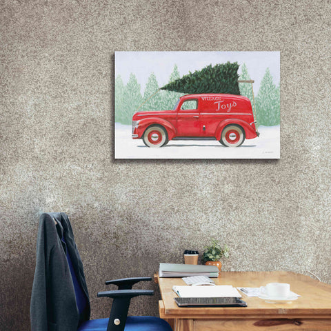Image of 'Christmas Farm II' by James Wiens, Canvas Wall Art,40 x 26