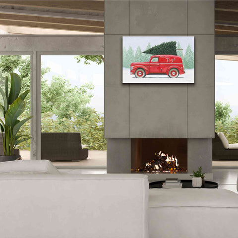 Image of 'Christmas Farm II' by James Wiens, Canvas Wall Art,40 x 26