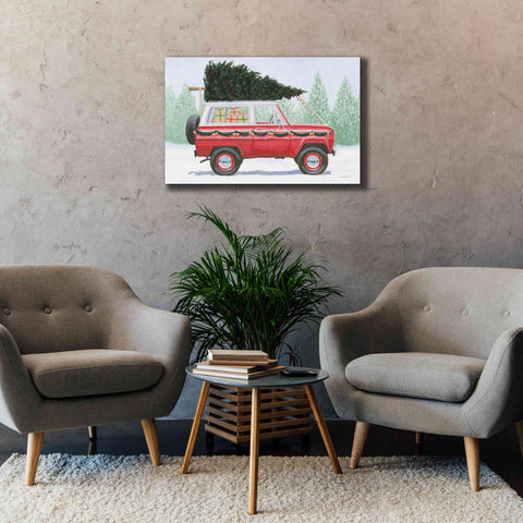 Image of 'Christmas Farm III' by James Wiens, Canvas Wall Art,40 x 26