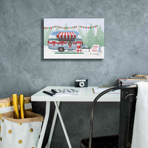 Image of 'Christmas Farm IV' by James Wiens, Canvas Wall Art,18 x 12