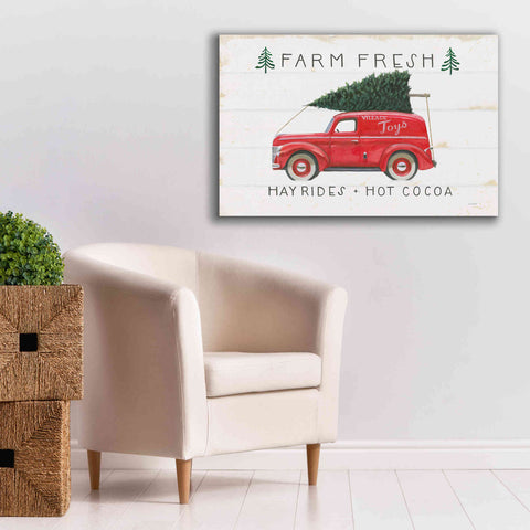Image of 'Christmas Farm VI' by James Wiens, Canvas Wall Art,40 x 26