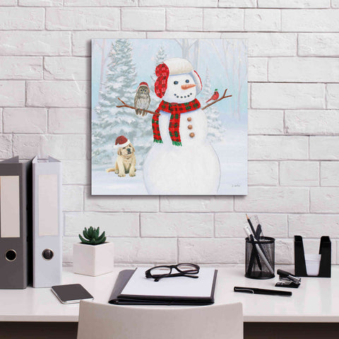 Image of 'Dressed for Christmas II Crop' by James Wiens, Canvas Wall Art,18 x 18