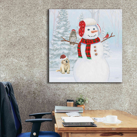 Image of 'Dressed for Christmas II Crop' by James Wiens, Canvas Wall Art,37 x 37