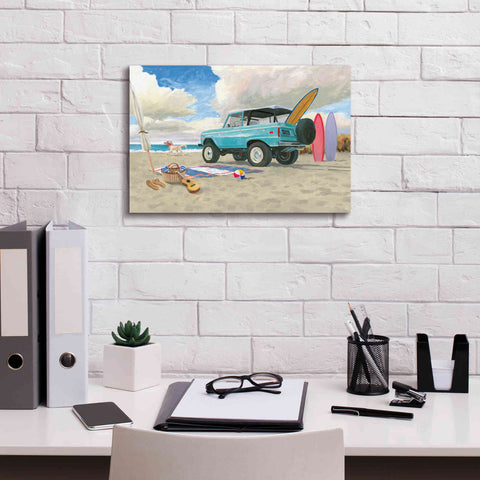 Image of 'Beach Ride I' by James Wiens, Canvas Wall Art,18 x 12