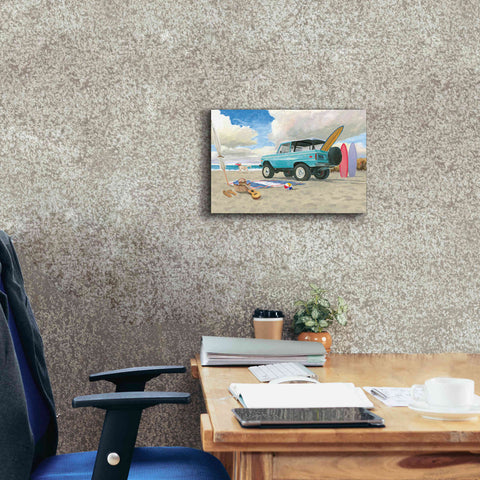 Image of 'Beach Ride I' by James Wiens, Canvas Wall Art,18 x 12