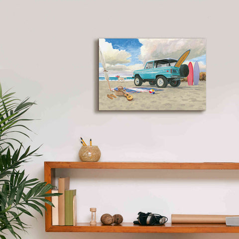 Image of 'Beach Ride I' by James Wiens, Canvas Wall Art,18 x 12