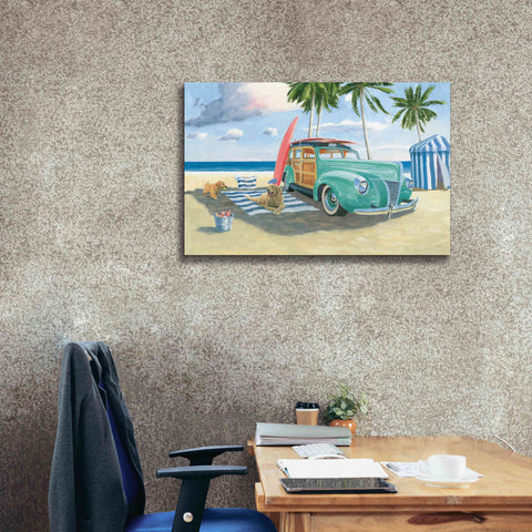 Image of 'Beach Ride III' by James Wiens, Canvas Wall Art,40 x 26