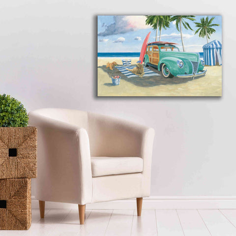 Image of 'Beach Ride III' by James Wiens, Canvas Wall Art,40 x 26