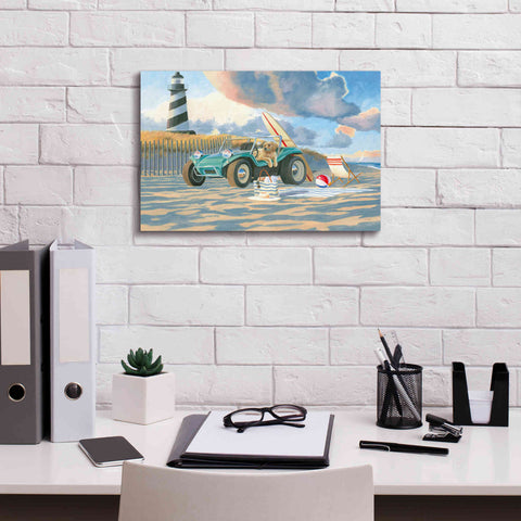 Image of 'Beach Ride IV' by James Wiens, Canvas Wall Art,18 x 12