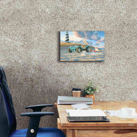 Image of 'Beach Ride IV' by James Wiens, Canvas Wall Art,18 x 12