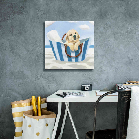 Image of 'Beach Ride VI' by James Wiens, Canvas Wall Art,18 x 18