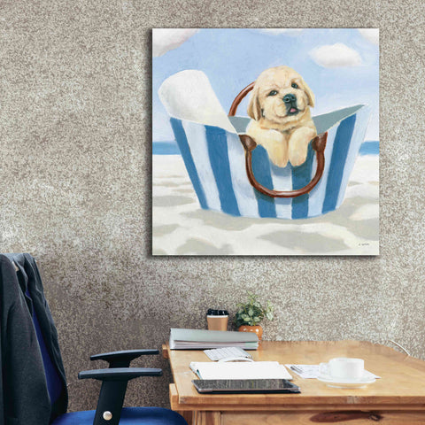 Image of 'Beach Ride VI' by James Wiens, Canvas Wall Art,37 x 37