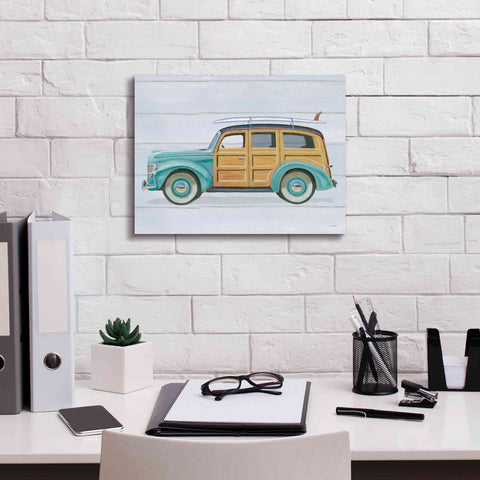 Image of 'Beach Ride VIII' by James Wiens, Canvas Wall Art,16 x 12