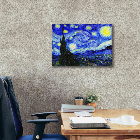 Image of 'The Starry Night' by Vincent van Gogh, Canvas Wall Art,24 x 20