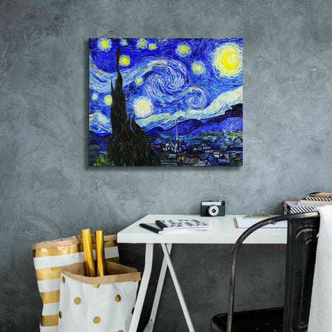 Image of 'The Starry Night' by Vincent van Gogh, Canvas Wall Art,24 x 20