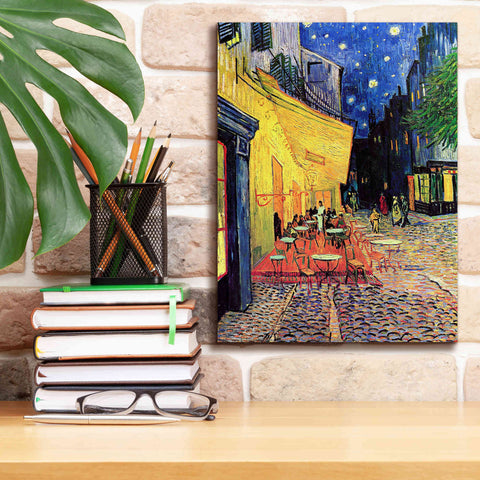 Image of 'Cafe Terrace at Night' by Vincent van Gogh, Canvas Wall Art,12 x 16